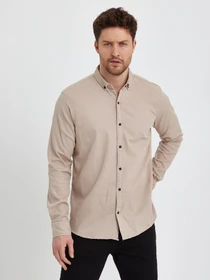 Рубашки Trend Collection модель TC5965BeigeRBSHKMN Фото