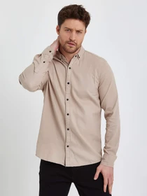 Рубашки Trend Collection модель TC5965BeigeRBSHKMN Фото