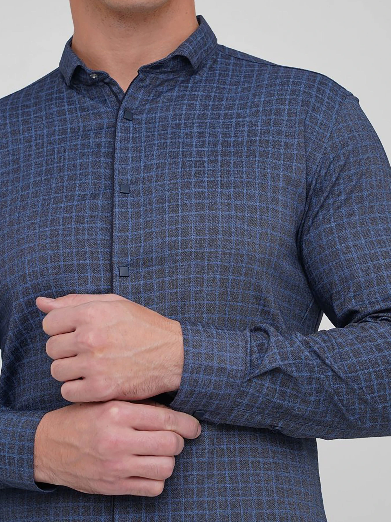 Сорочки Trend Collection модель TC5489GreyBlueRBSHKMN Фото