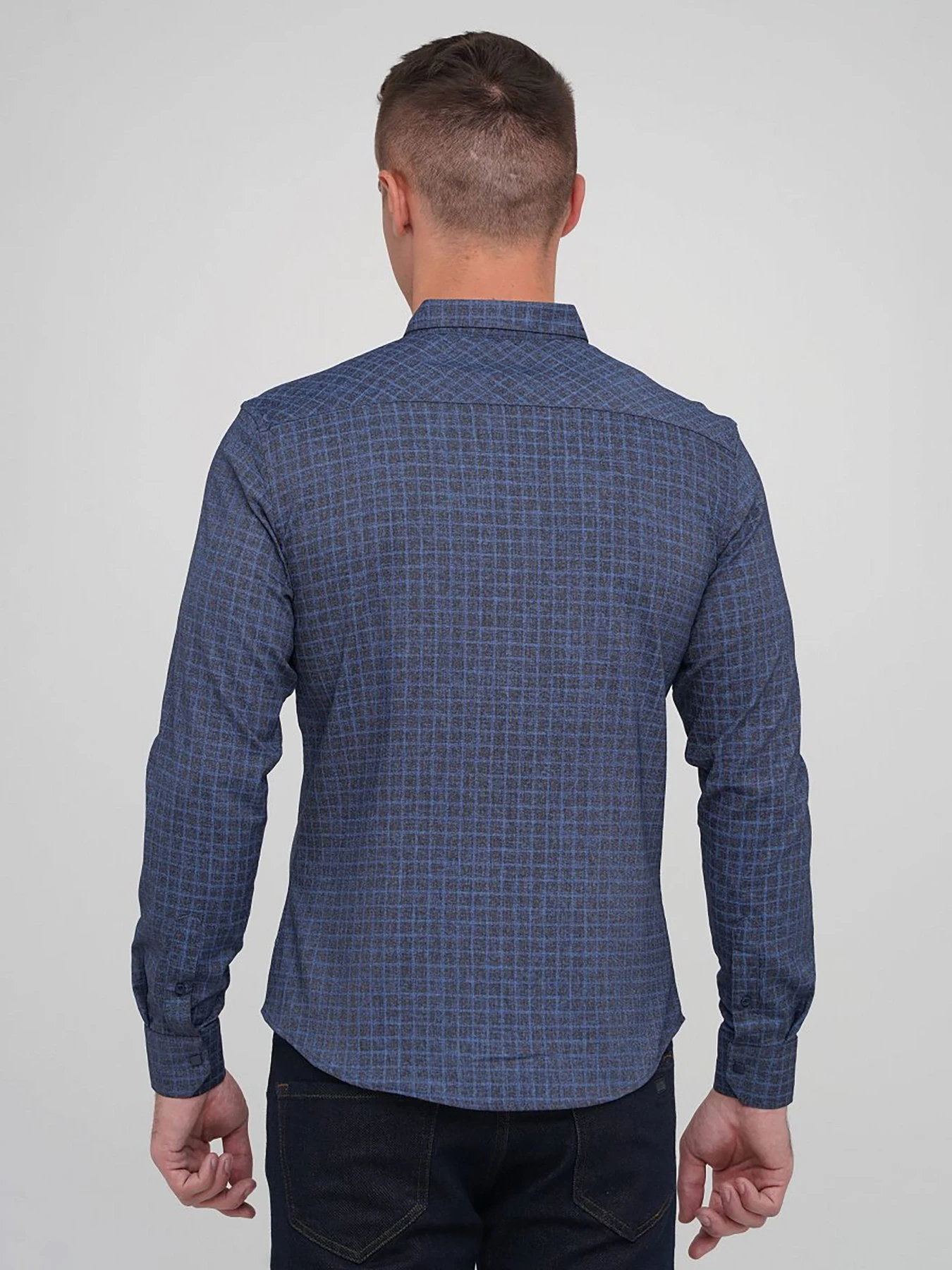 Сорочки Trend Collection модель TC5489GreyBlueRBSHKMN Фото