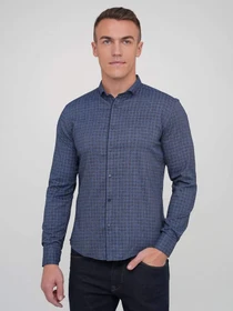 Сорочки Trend Collection модель TC5489GreyBlueRBSHKMN Фото