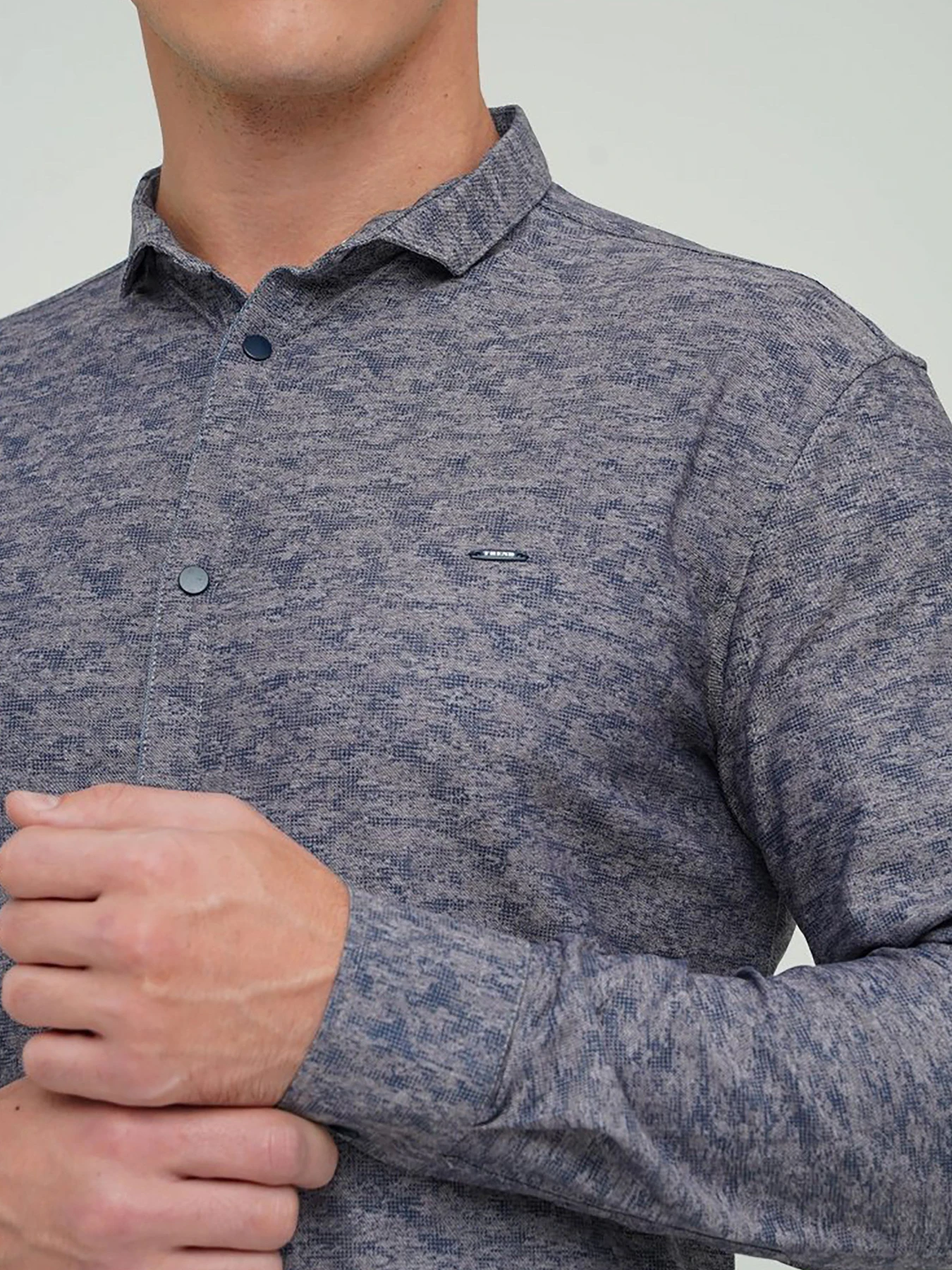 Рубашки Trend Collection модель TC5485GreyBlueRBSHKMN Рубашки Trend Collection модель TC5485GreyBlueRBSHKMN Фото