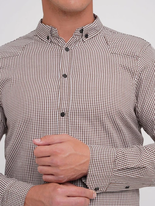 Рубашки Trend Collection модель TC5100BrownRBSHKMN Фото