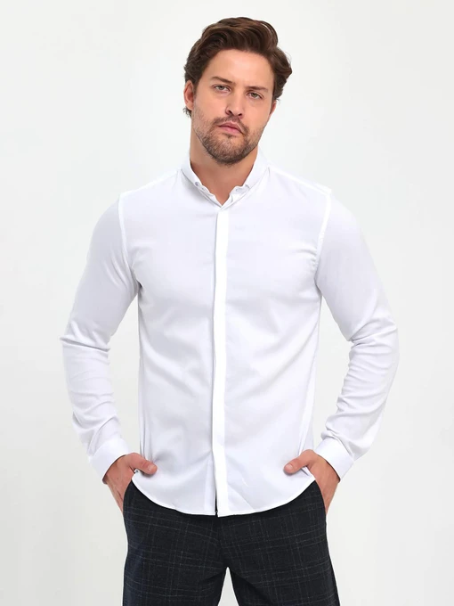 Рубашки Trend Collection модель TC5072WhiteRBSHKMN Фото