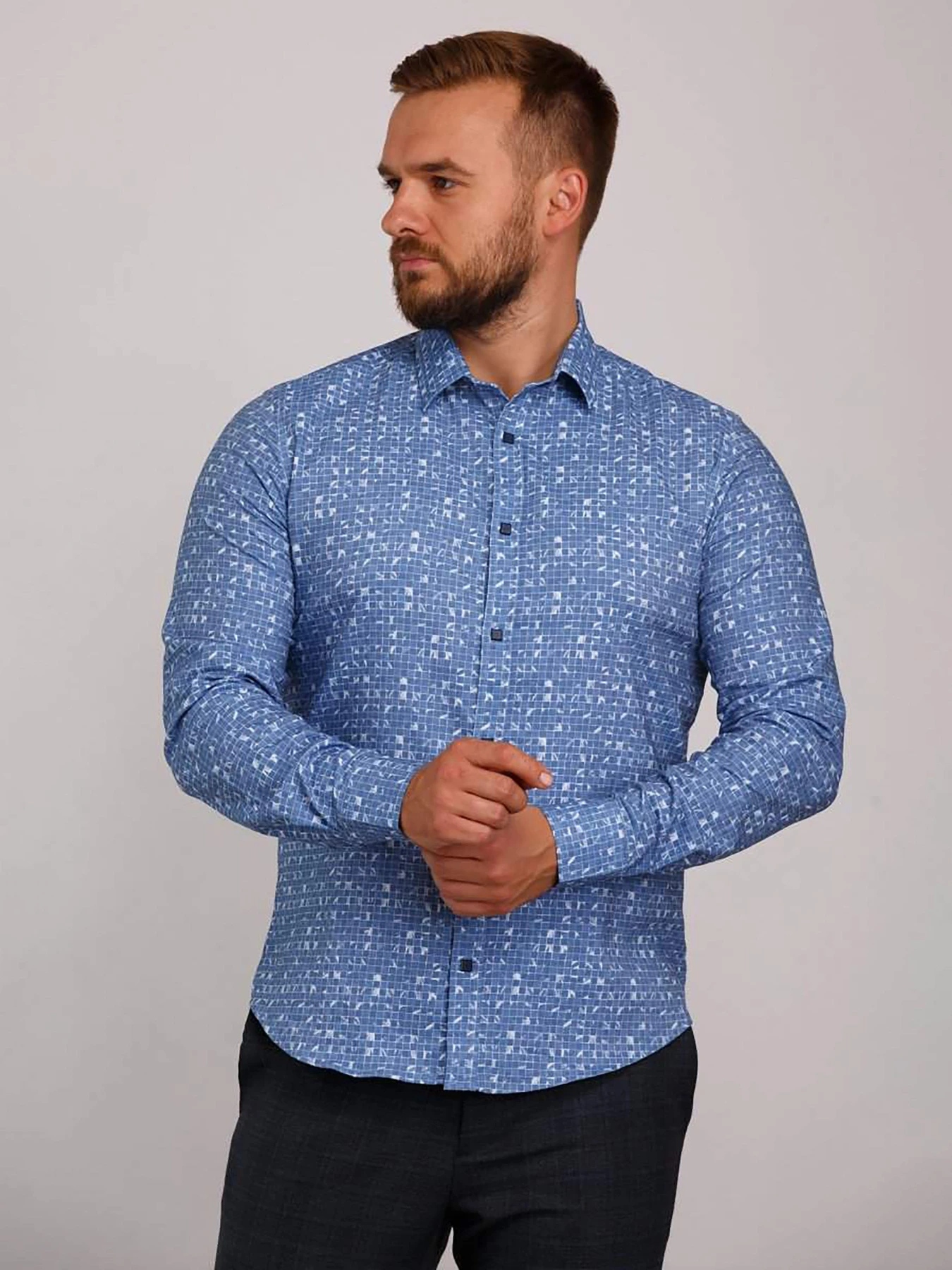 Рубашки Trend Collection модель TC2711LightBlueRBSHKMN Рубашки Trend Collection модель TC2711LightBlueRBSHKMN Фото