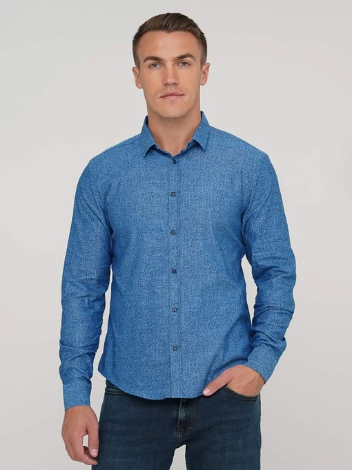 Рубашки Trend Collection модель TC2694BlueRBSHKMN Фото