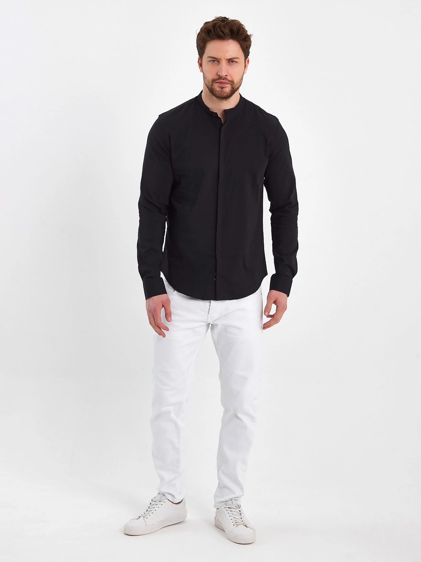 Рубашки Trend Collection модель TC2661BlackRBSHKMN Фото