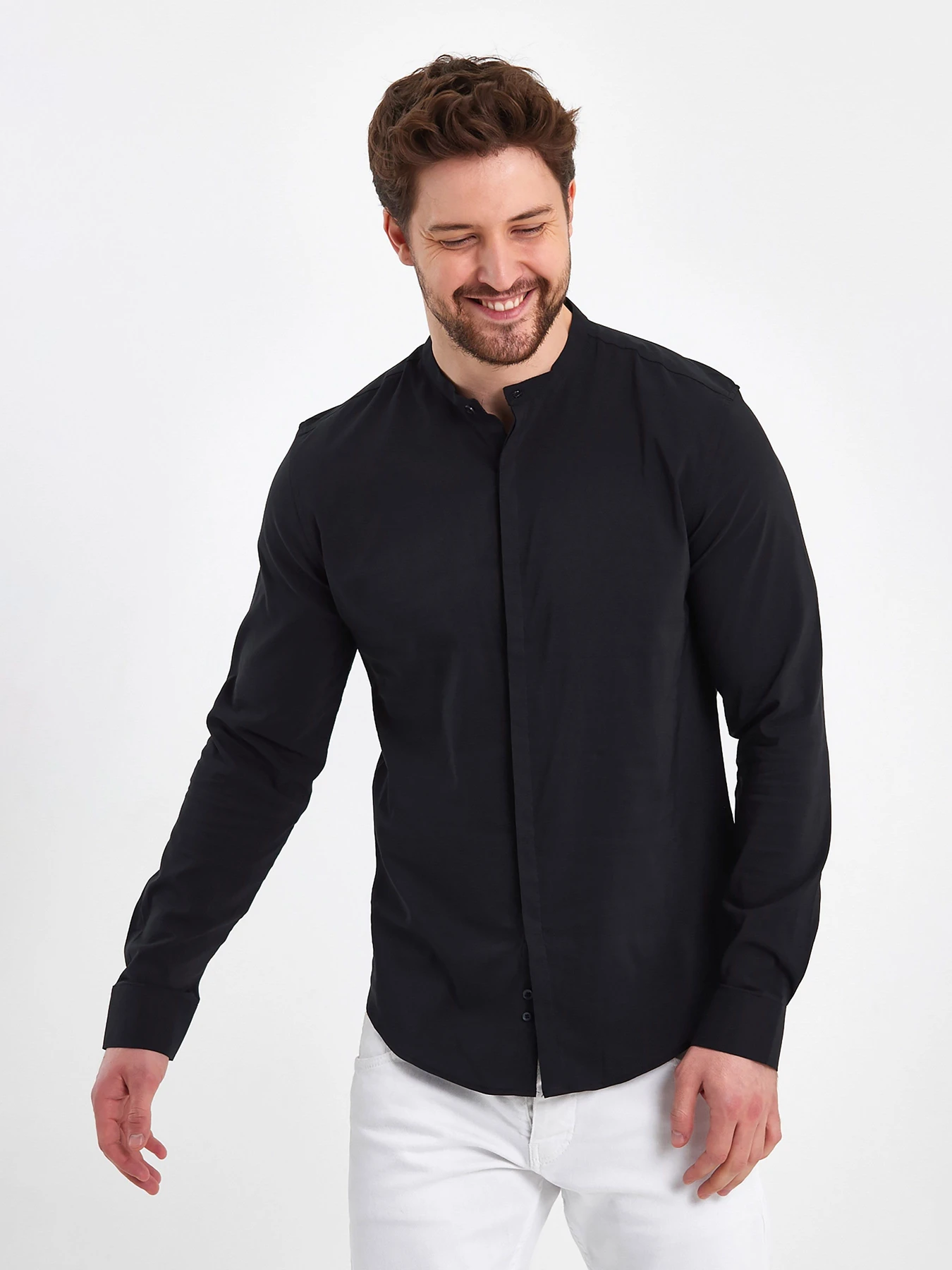 Рубашки Trend Collection модель TC2661BlackRBSHKMN Фото