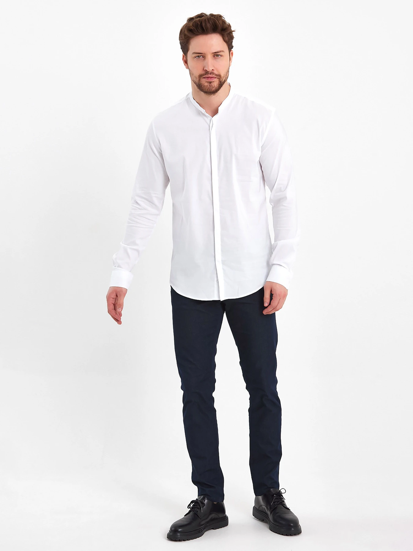 Рубашки Trend Collection модель TC2659WhiteRBSHKMN Фото
