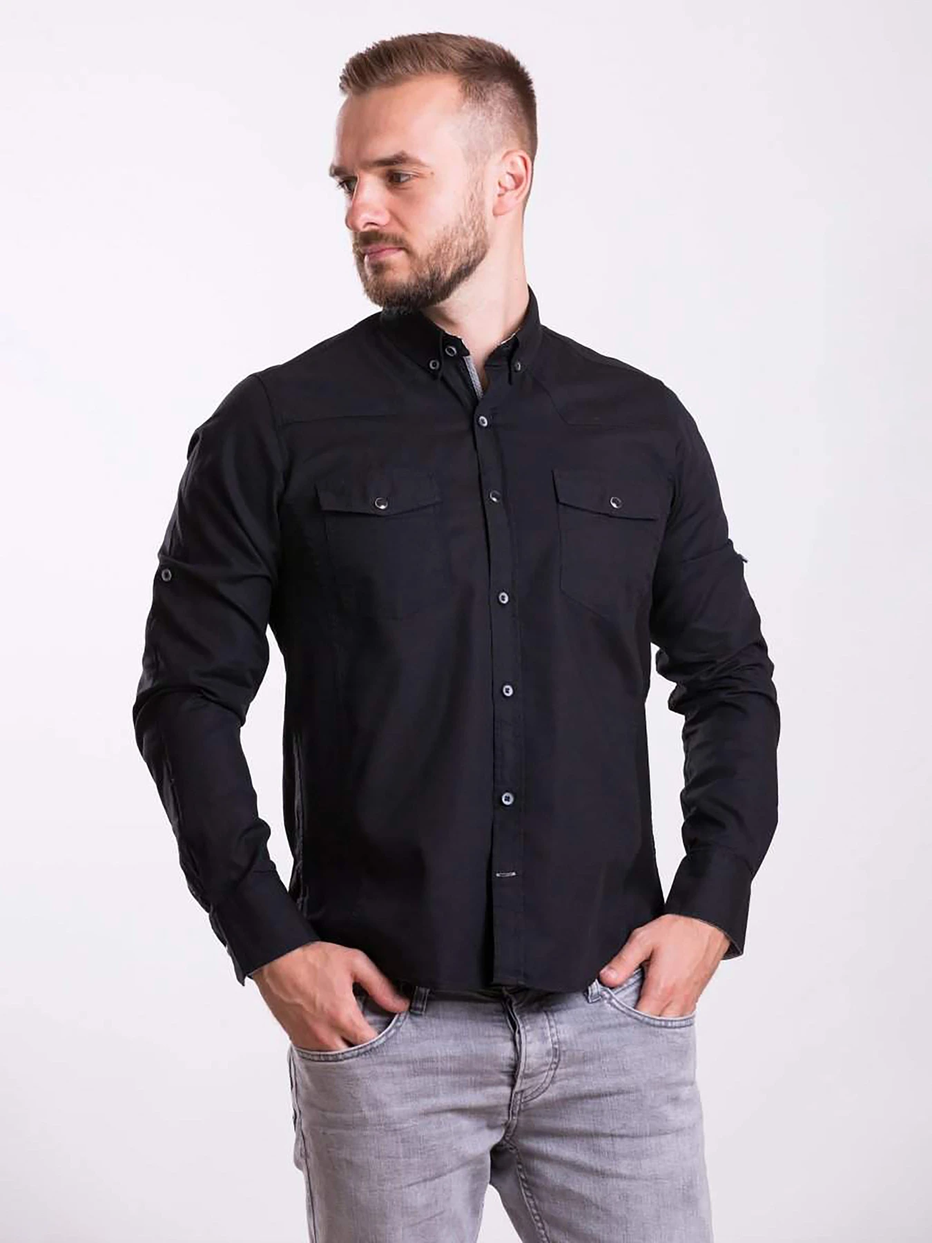 Рубашки Trend Collection модель TC1150BlackRBSHKMN Фото