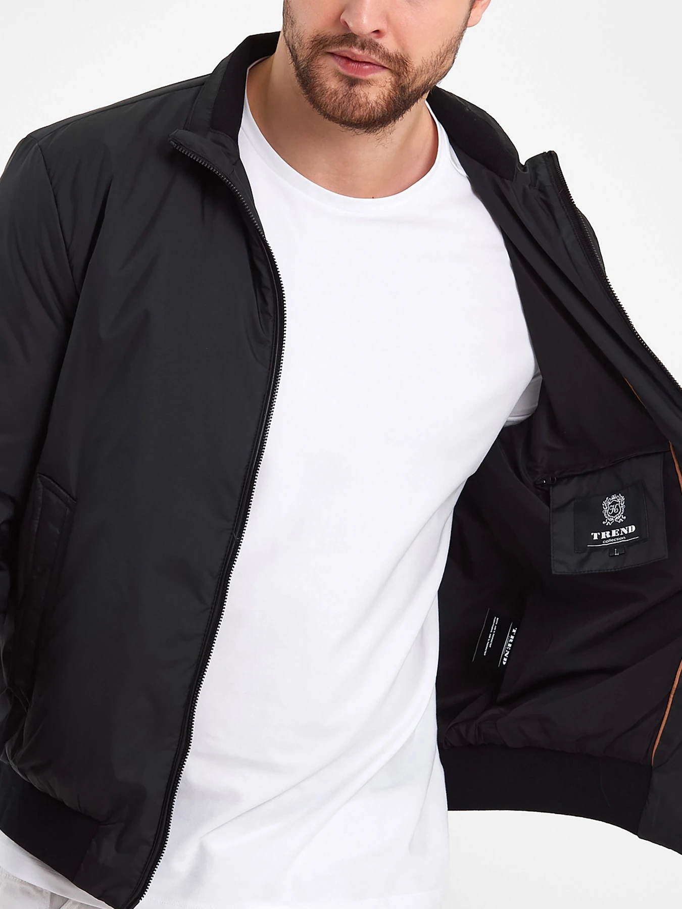 Куртки та дублянки Trend Collection модель TC7801BlackBMBRMN Фото