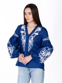 Вышиванки Едельвіка модель 44-22-00blue Фото