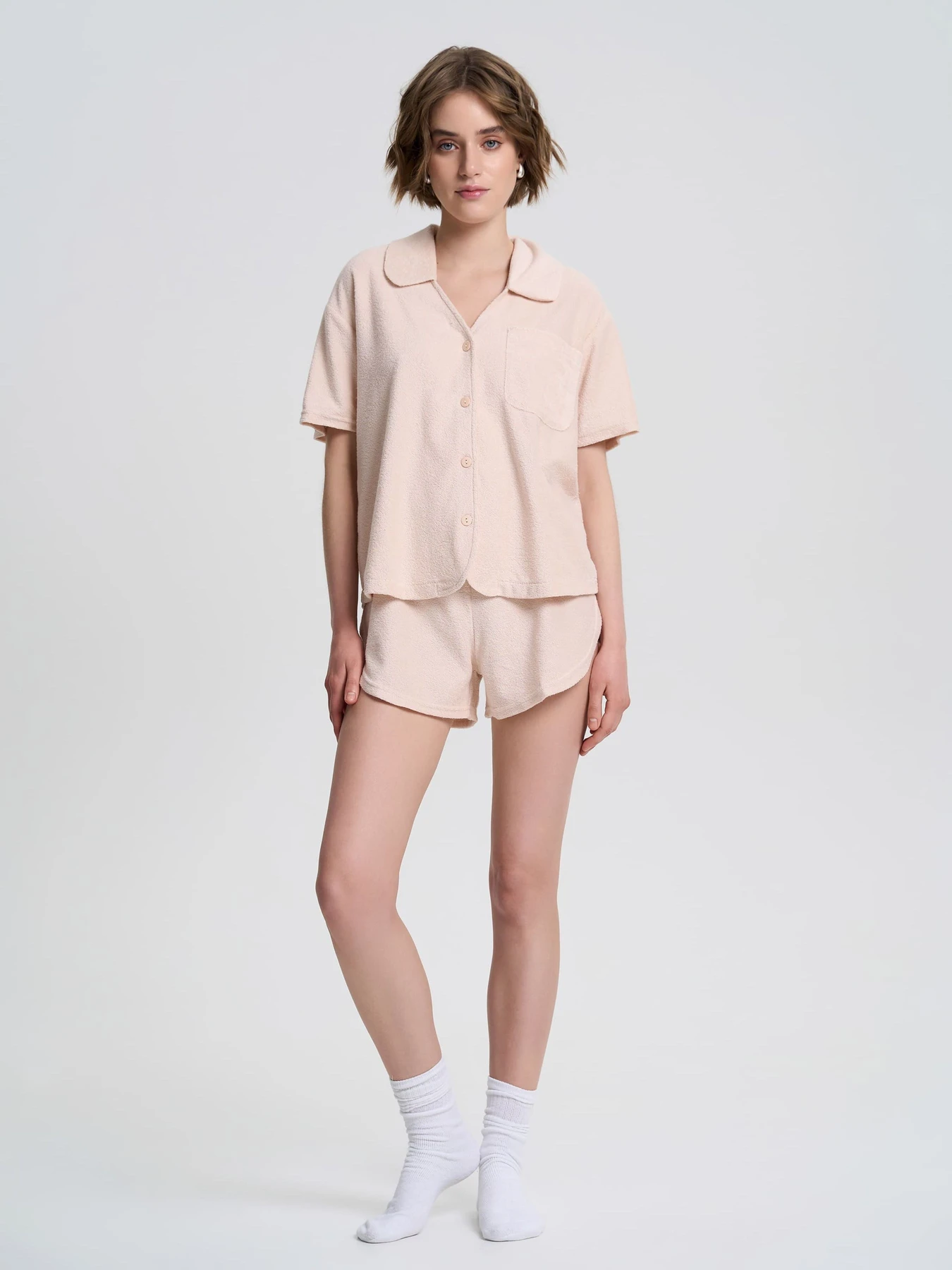 Одяг для дому та сну Роза модель 230714_beige Одяг для дому та сну Роза модель 230714_beige Фото