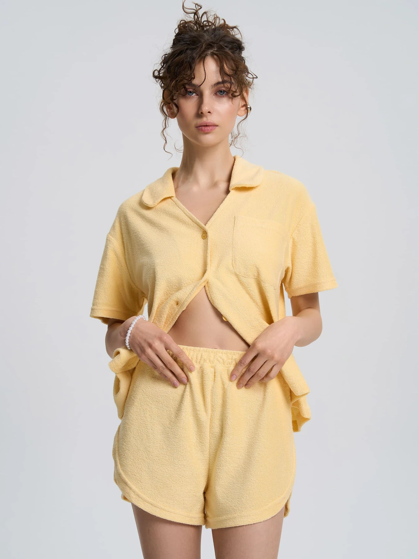 Одежда для дома и сна Роза модель 230714_yellow Одежда для дома и сна Роза модель 230714_yellow Фото