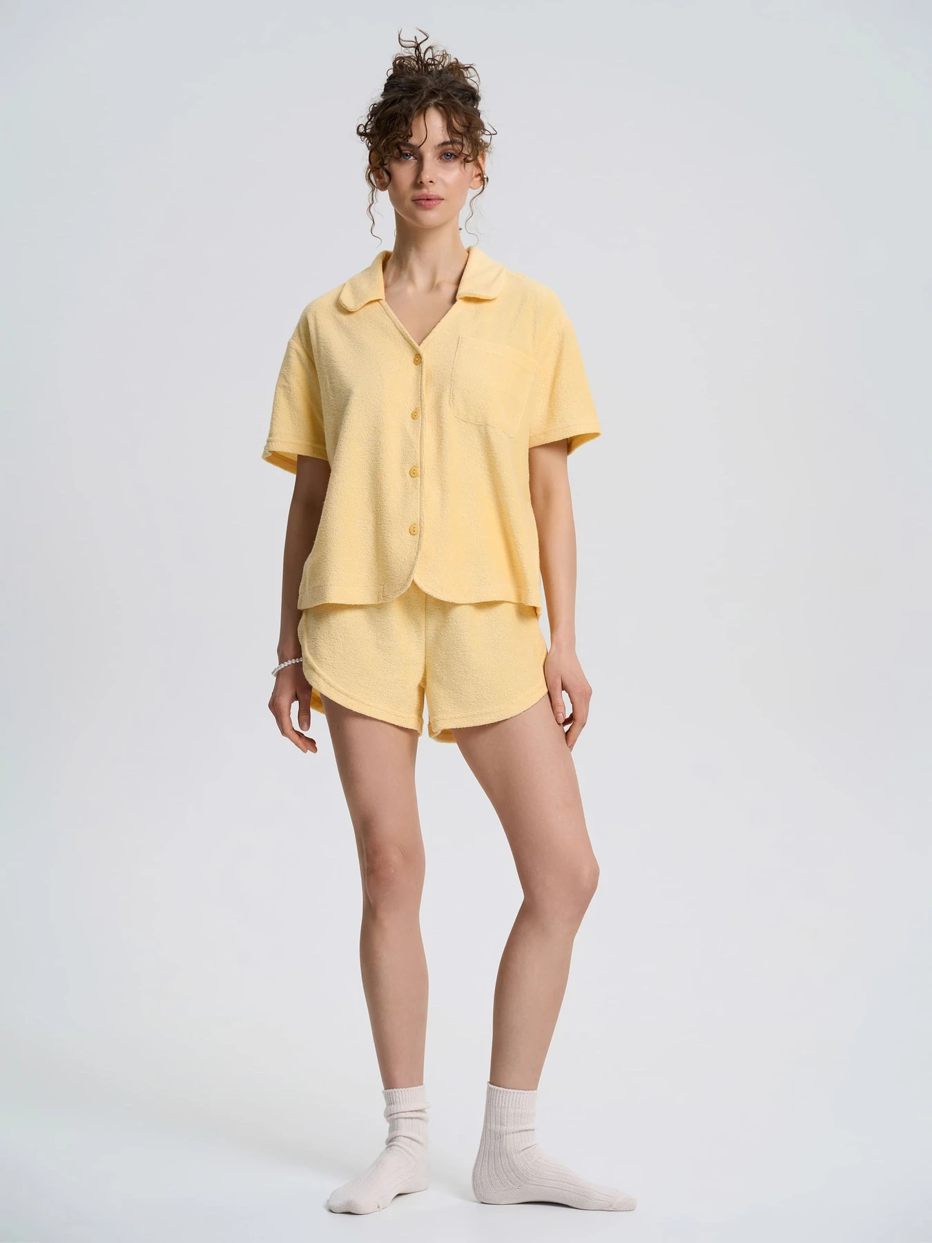 Одежда для дома и сна Роза модель 230714_yellow Одежда для дома и сна Роза модель 230714_yellow Фото