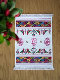 Рушник великодній білий Едельвіка модель 312-24-00 Фото