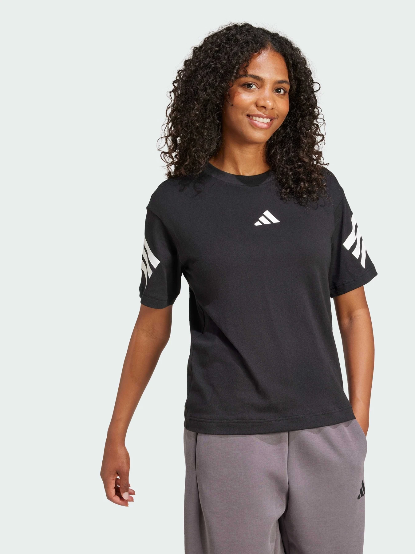 Футболки и поло Adidas 3 Stripes модель JE0237 Футболки и поло Adidas 3 Stripes модель JE0237 Фото