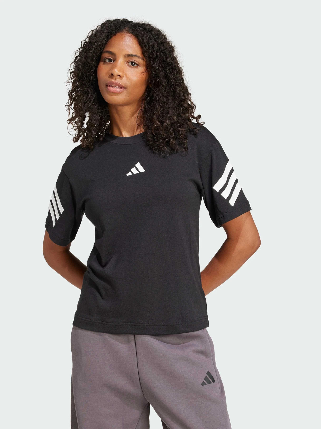 Футболки и поло Adidas 3 Stripes модель JE0237 Футболки и поло Adidas 3 Stripes модель JE0237 Фото