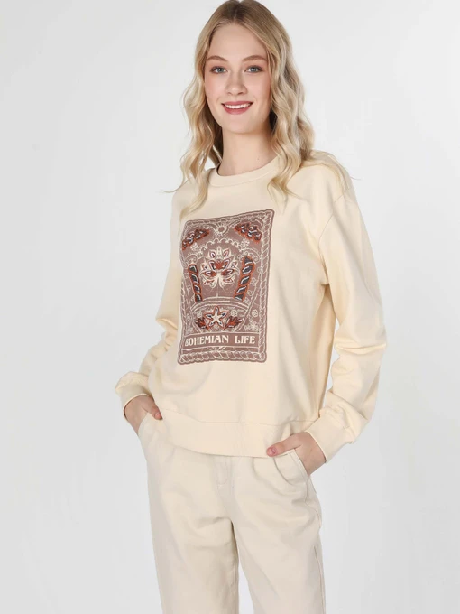 Худи и свитшоты Colin’s модель CL1060217_Q1.V1_ECR Фото