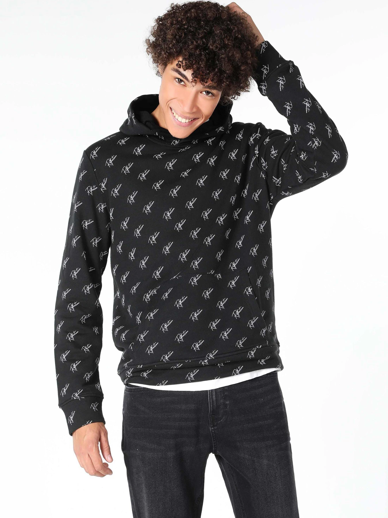 Худи и свитшоты Colin’s модель CL1059665_Q1.V1_BLK Фото