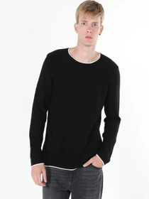 Худи и свитшоты Colin’s модель CL1056038_Q1.V1_BLK Фото