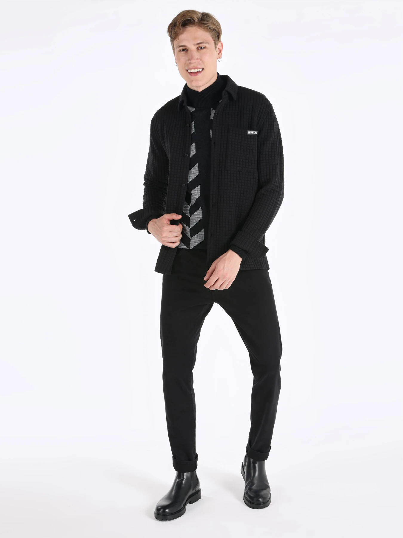 Куртки та дублянки Colin’s модель CL1062927_Q1.V1_BLK Фото