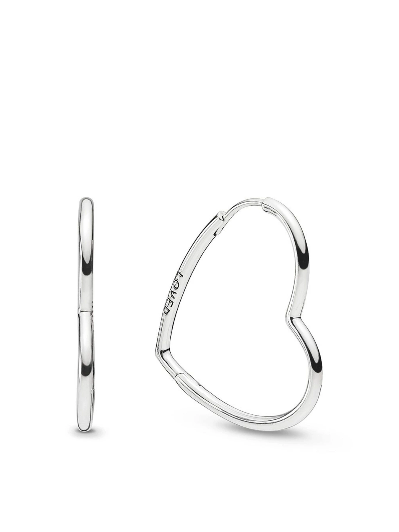 Серьги-кольца PANDORA Moments модель 297822 Фото