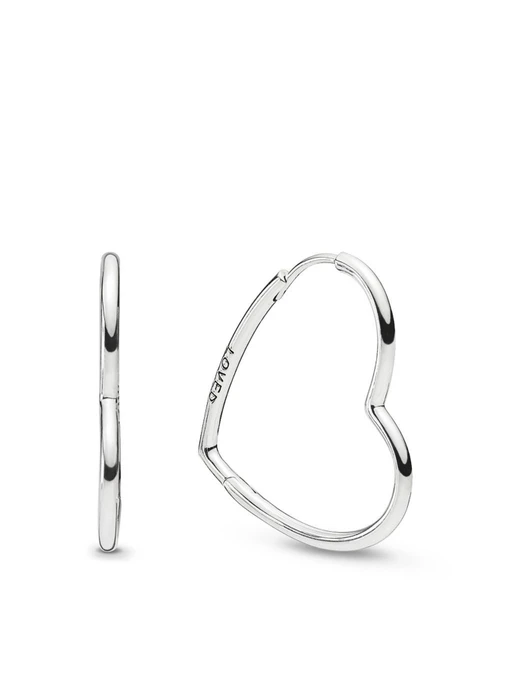 Серьги-кольца PANDORA Moments модель 297822 Фото