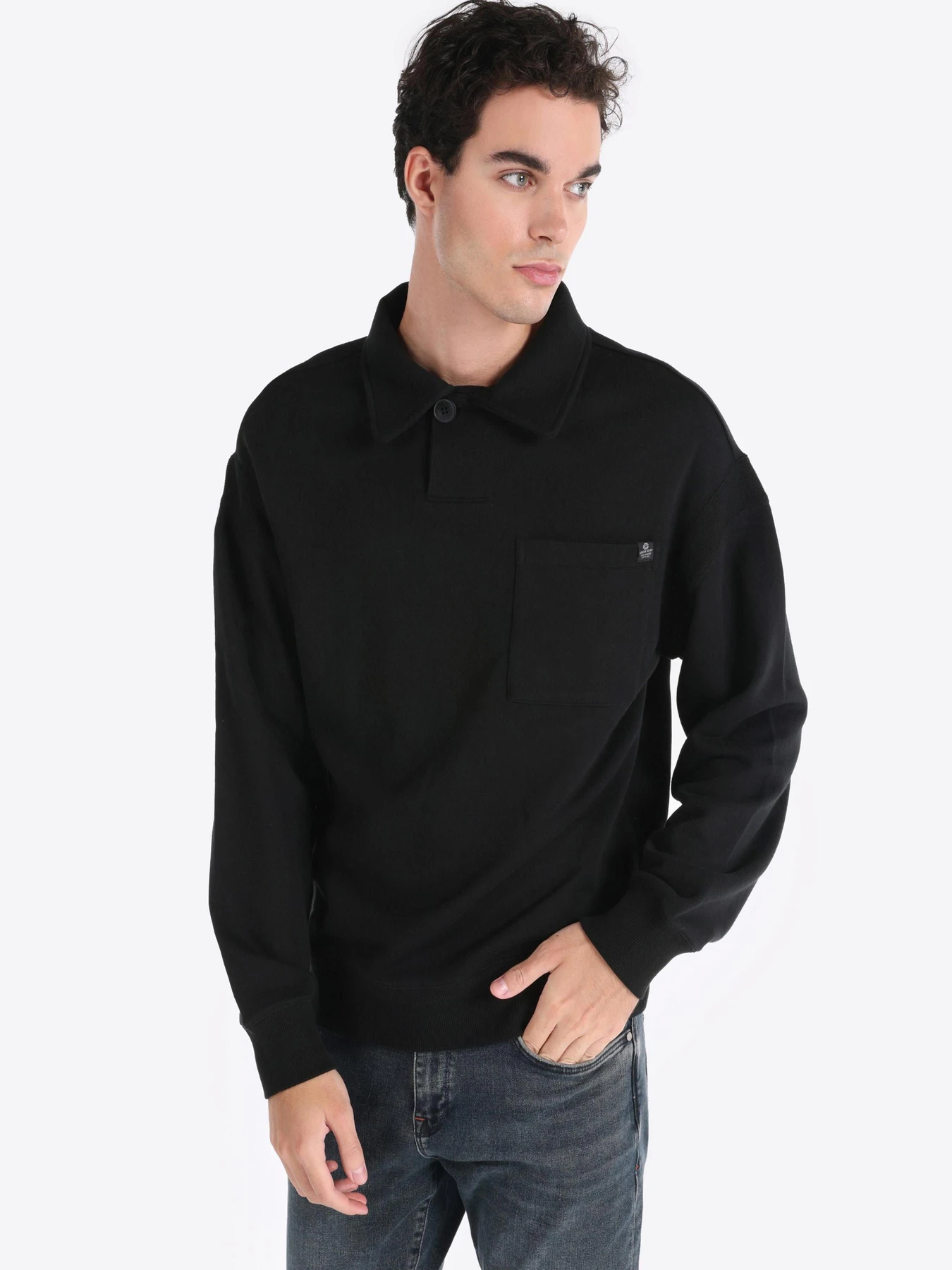 Худи и свитшоты Colin’s модель CL1064939_Q1.V1_BLK Фото