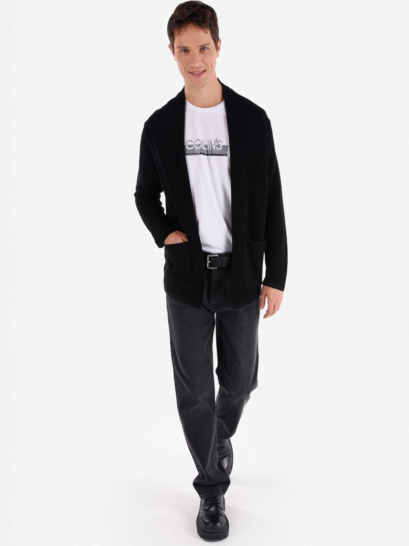 Худи и свитшоты Colin’s модель CL1065572_Q1.V1_BLK Фото