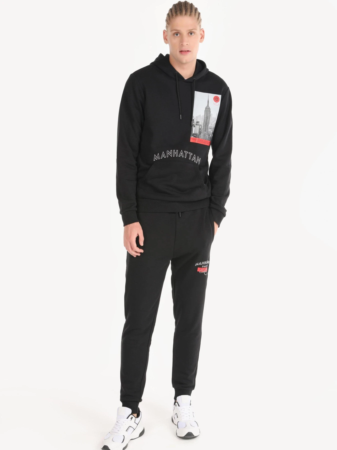 Худи и свитшоты Colin’s модель CL1064781_Q1.V1_BLK Фото