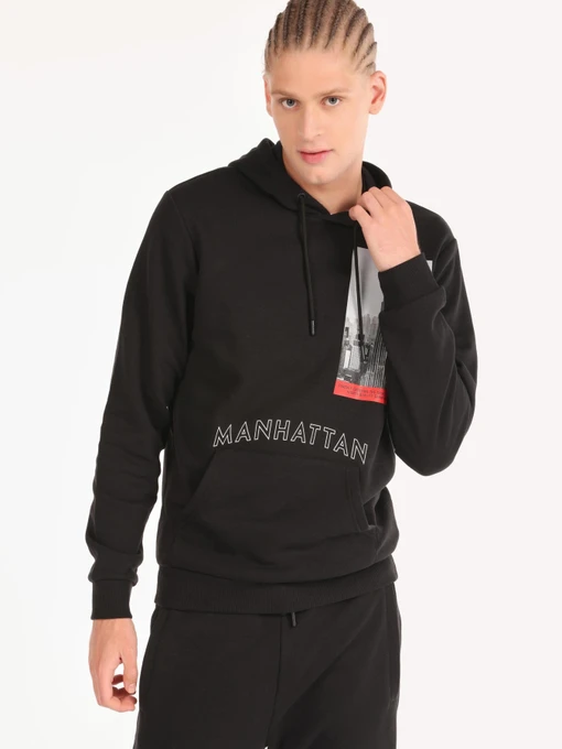 Худі та світшоти Colin’s модель CL1064781_Q1.V1_BLK Фото