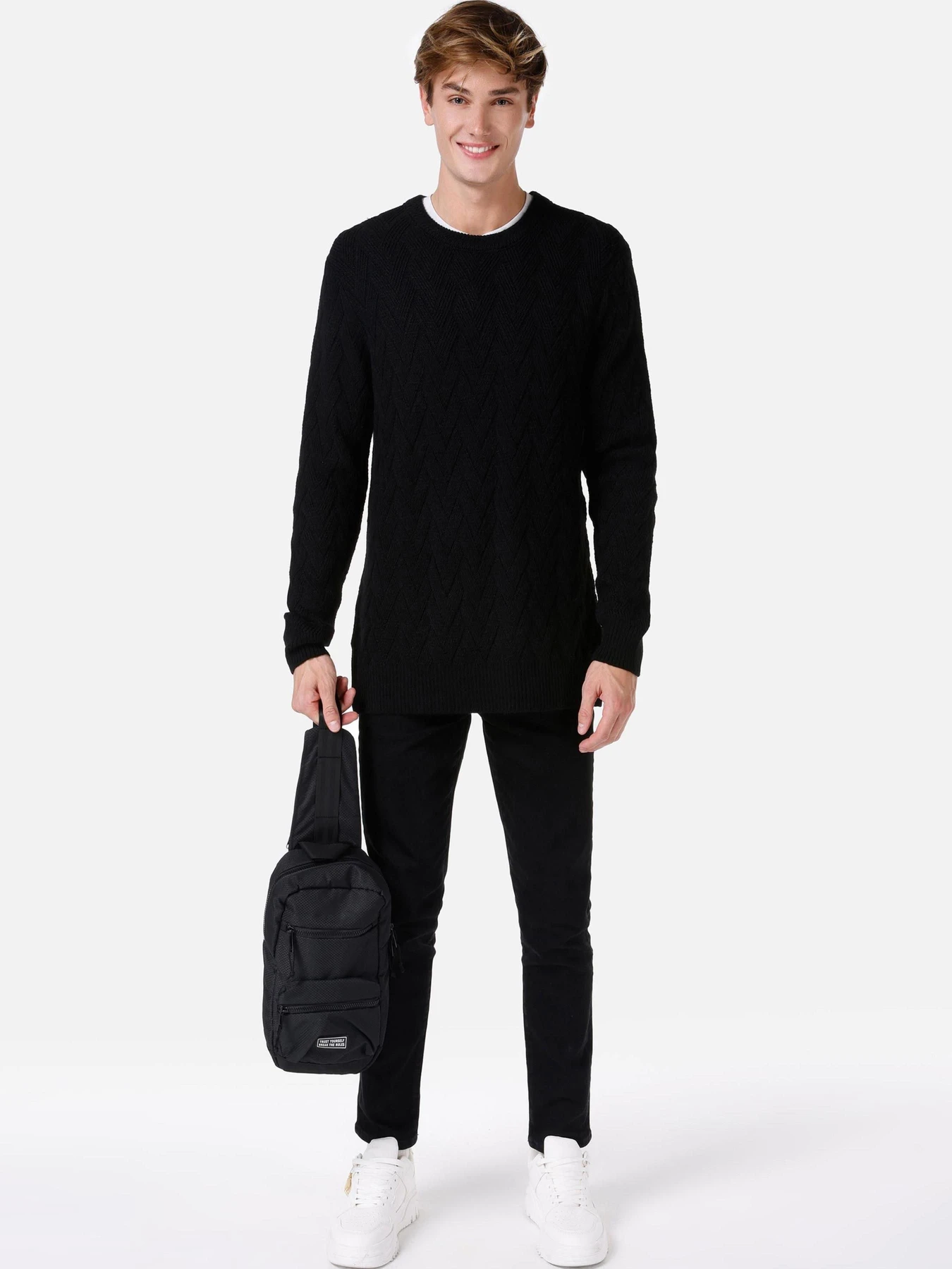 Худи и свитшоты Colin’s модель CL1064739_Q1.V1_BLK Фото