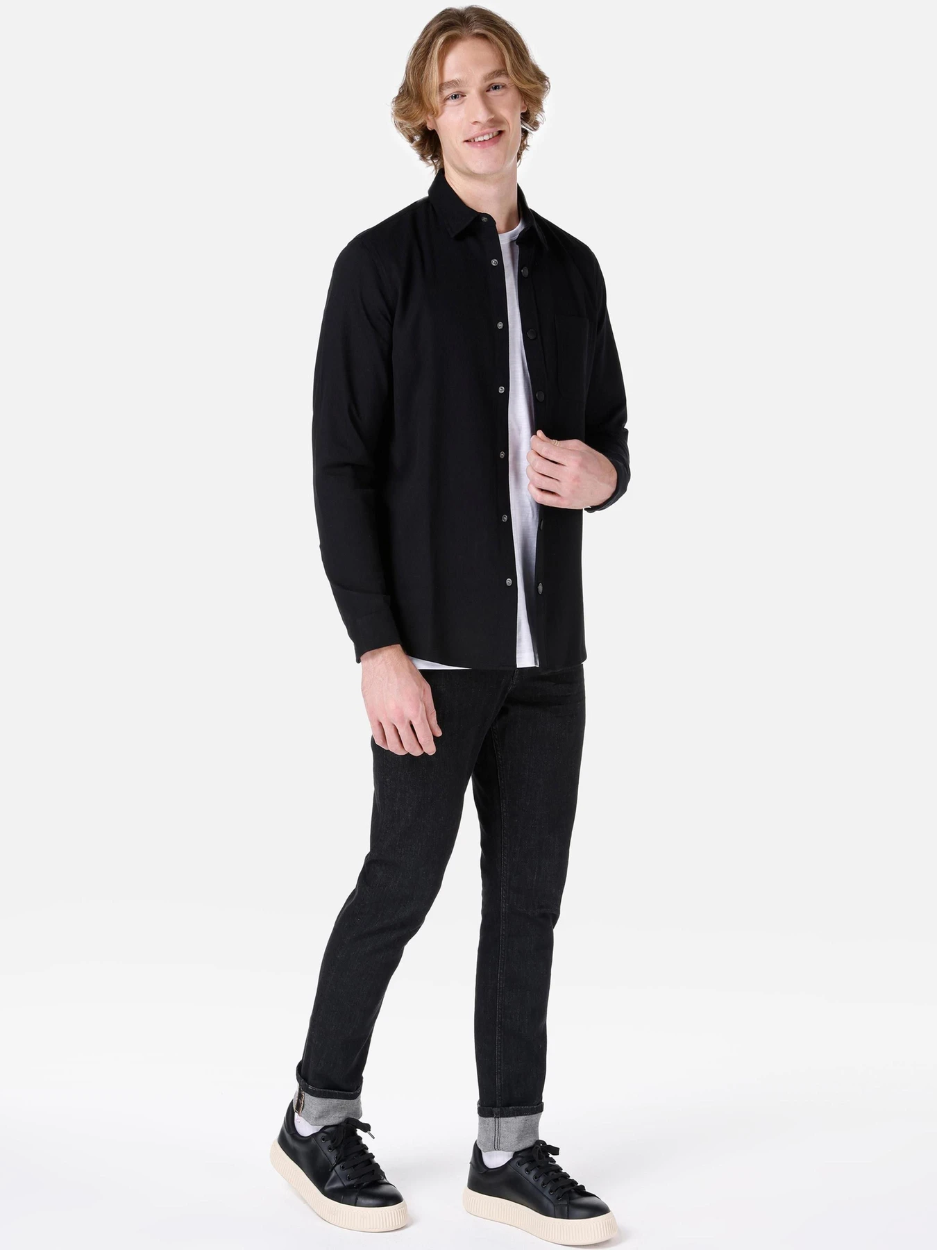 Рубашки Colin’s модель CL1067420_Q1.V1_BLK Фото