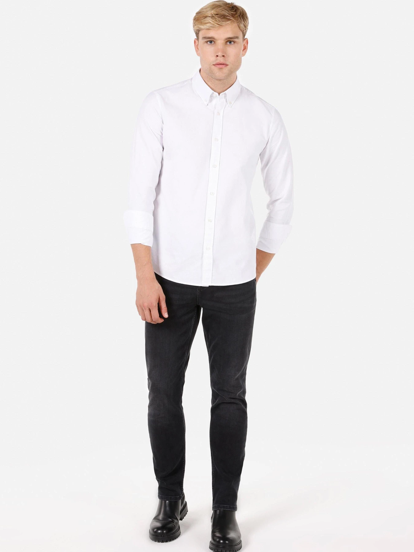 Рубашки Colin’s модель CL1071394_Q1.V1_WHT Фото