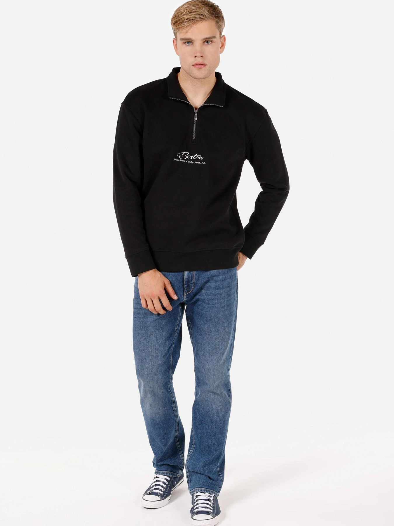 Худі та світшоти Colin’s модель CL1069945_Q1.V1_BLK Фото