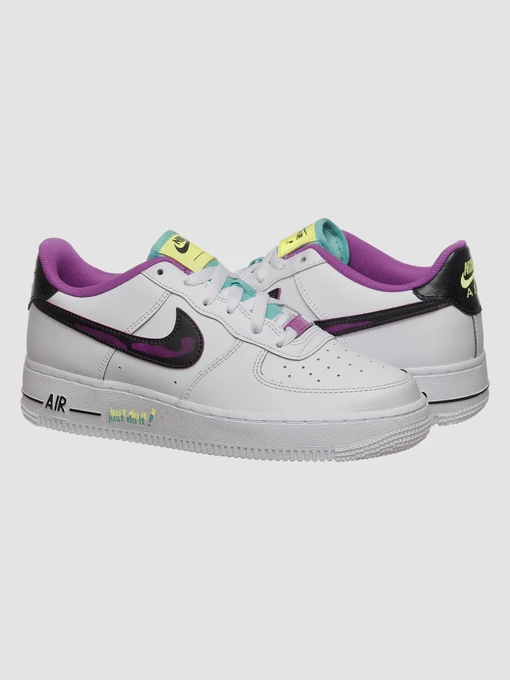 Шкіряні Жіночі Кросівки повсякденні NIKE Nike Air Force 1 Lv8 Gs фото 2