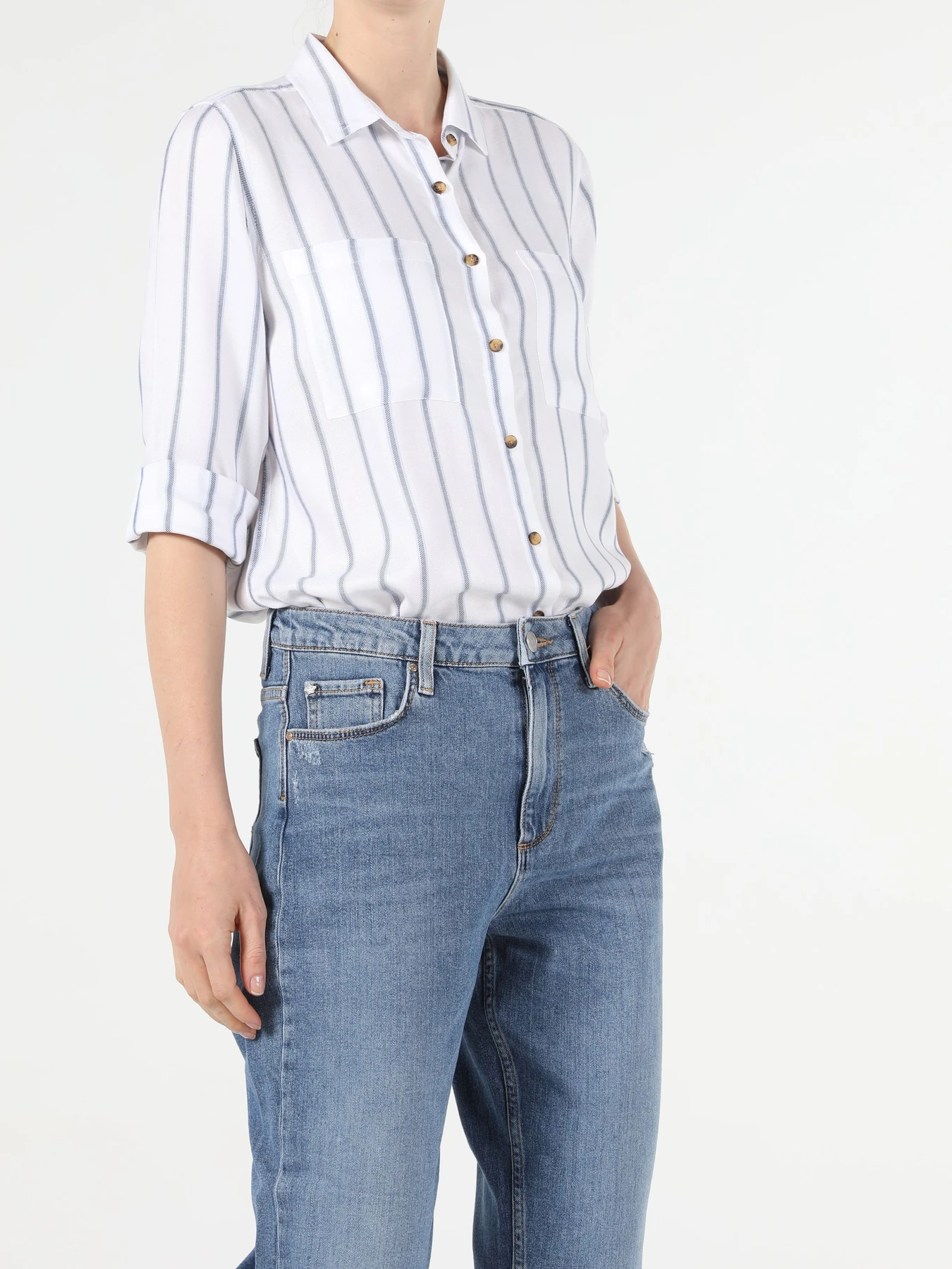 Сорочки Colin’s модель CL1052375_Q1.V1_WHT Фото