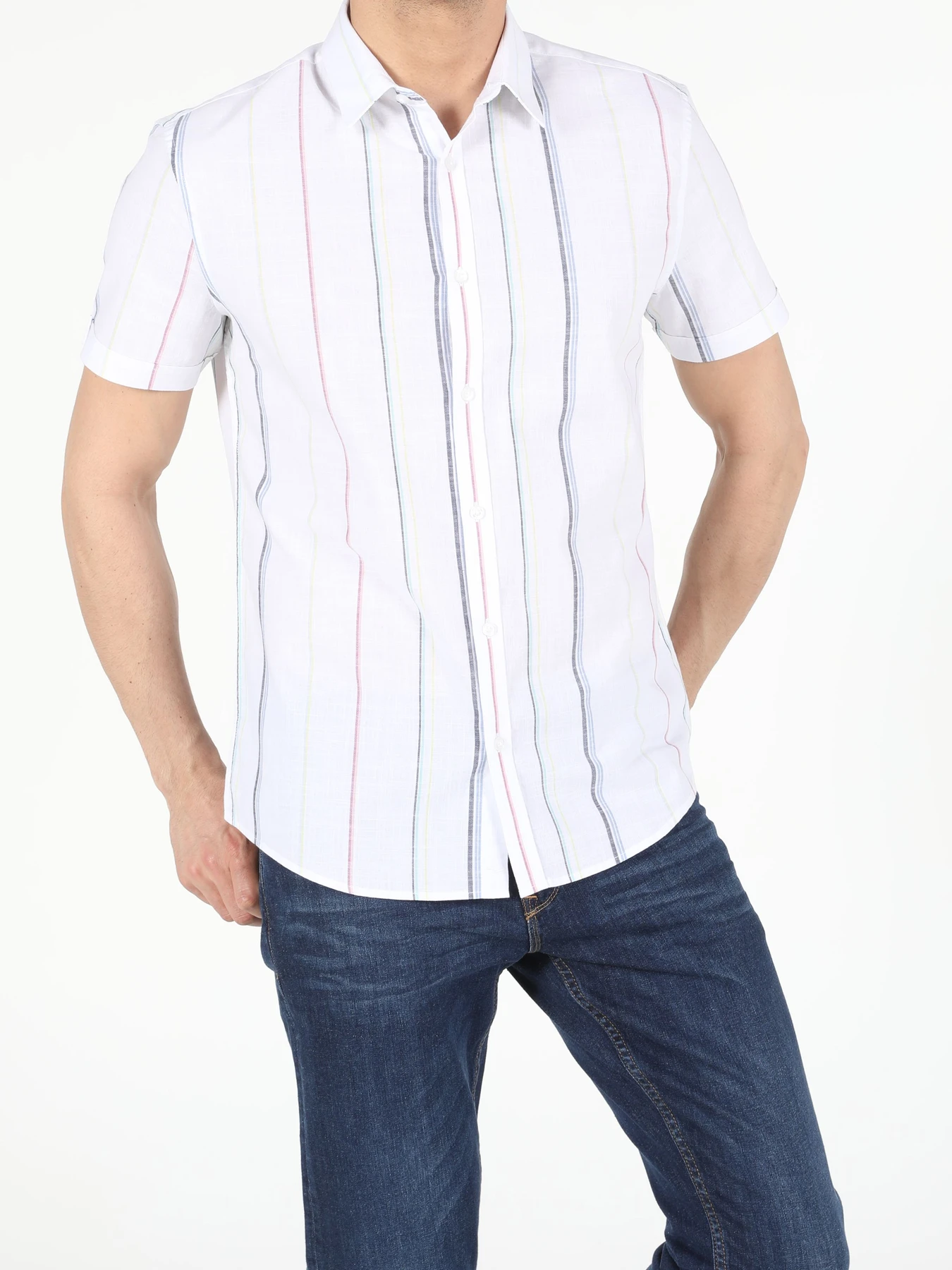 Рубашки Colin’s модель CL1053985_Q1.V1_WHT Фото