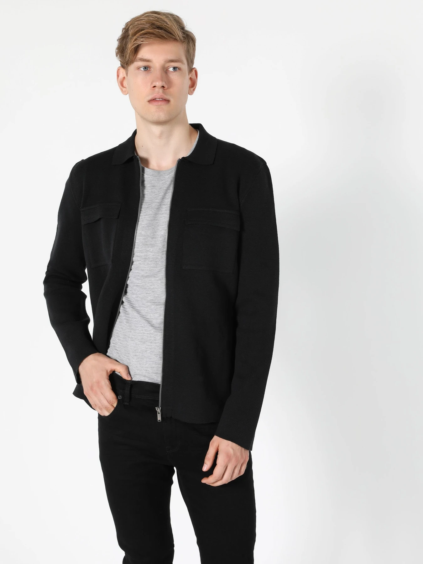 Худи и свитшоты Colin’s модель CL1055414_Q1.V1_BLK Фото