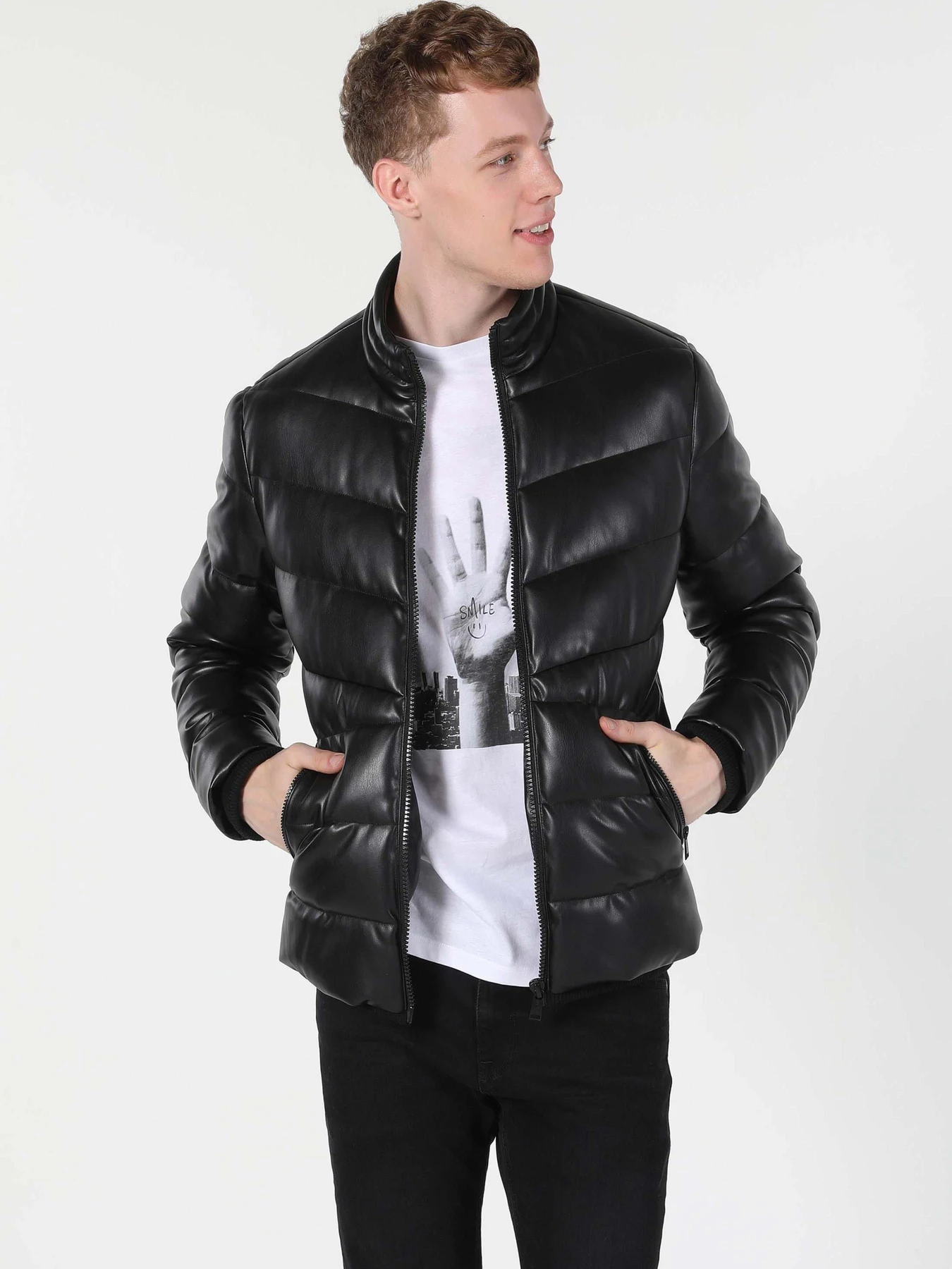 Куртки и дубленки Colin’s модель CL1055602_Q1.V1_BLK Фото