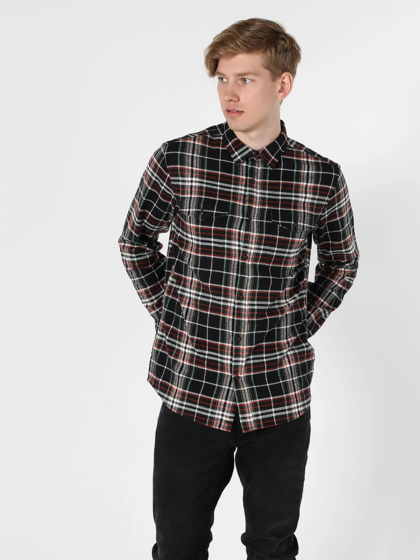Сорочки Colin’s модель CL1055940_Q1.V1_BLK Фото