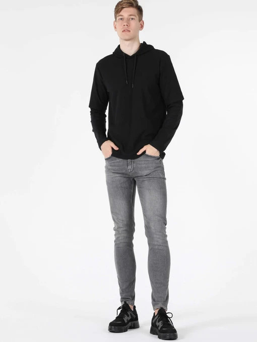 Худи и свитшоты Colin’s модель CL1056773_Q1.V1_BLK Фото