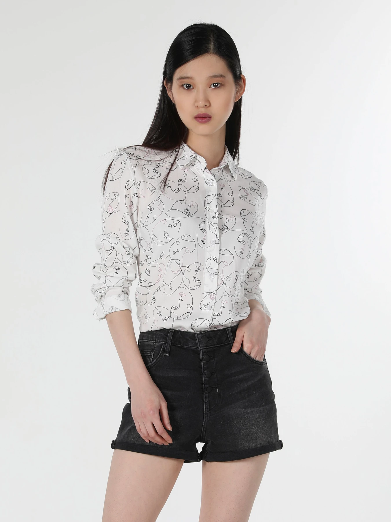 Сорочки Colin’s модель CL1057281_Q1.V1_WHT Фото