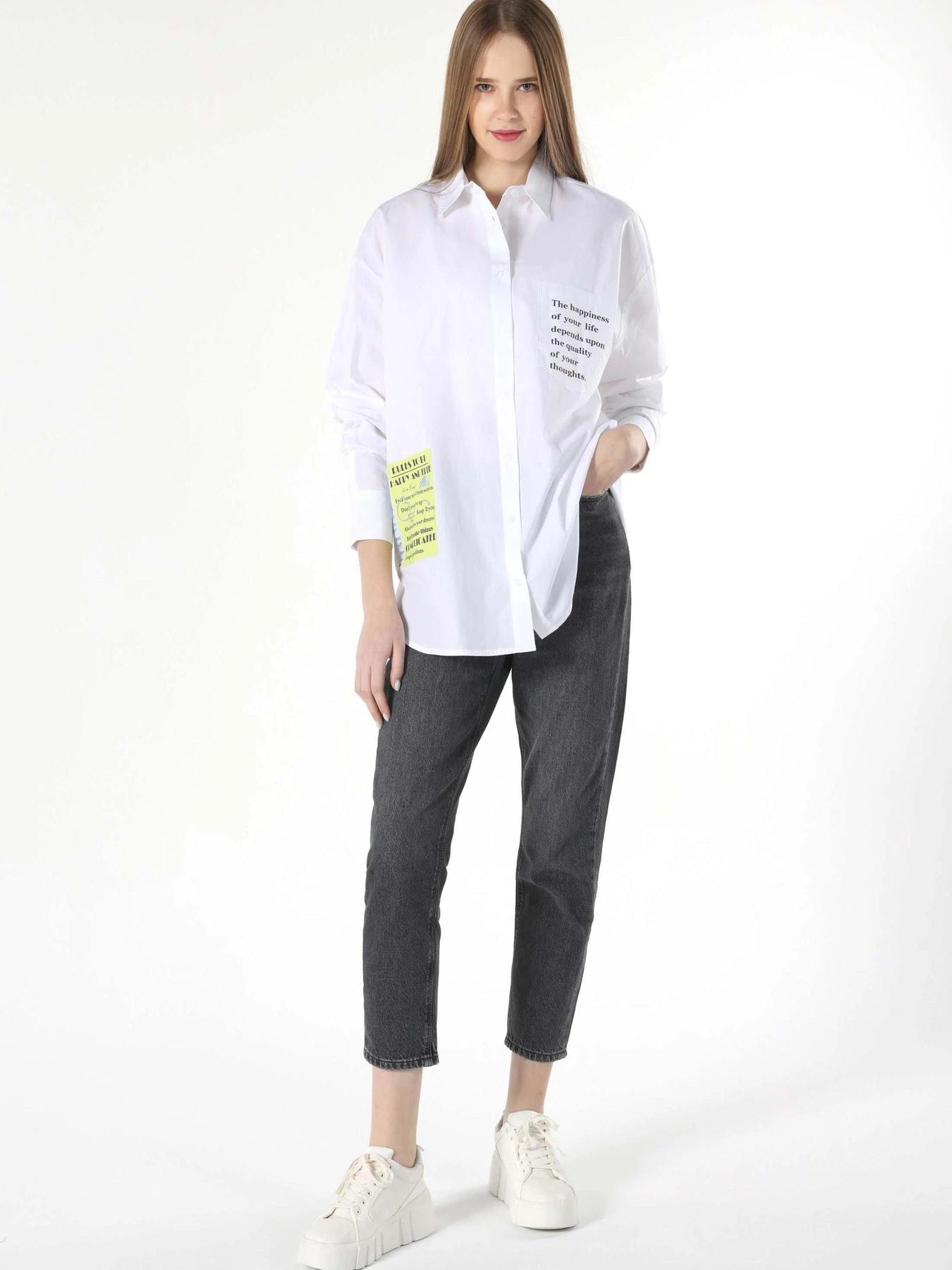 Сорочки Colin’s модель CL1062470_Q1.V1_WHT Фото