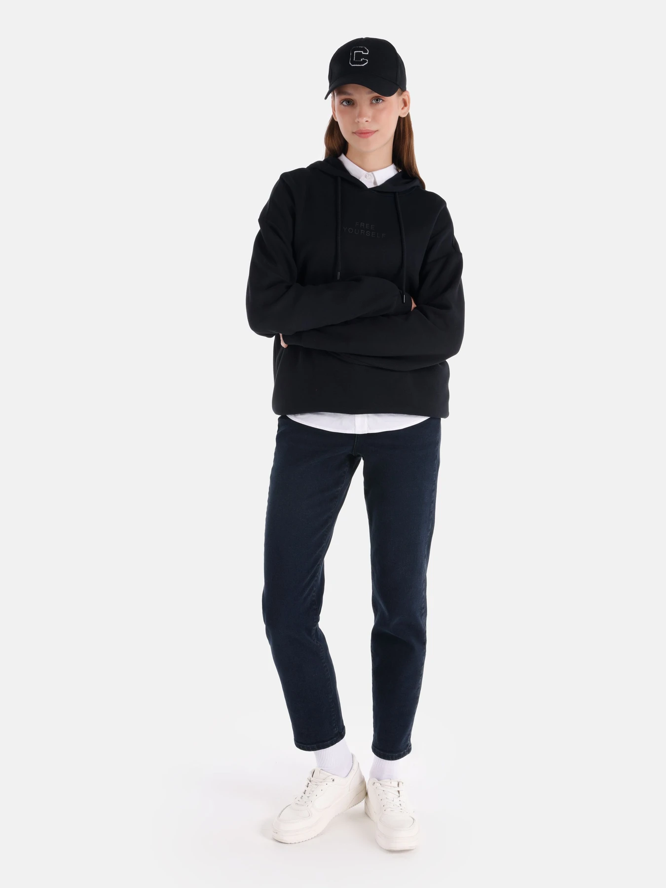 Худи и свитшоты Colin’s модель CL1065886_Q1.V1_BLK Фото