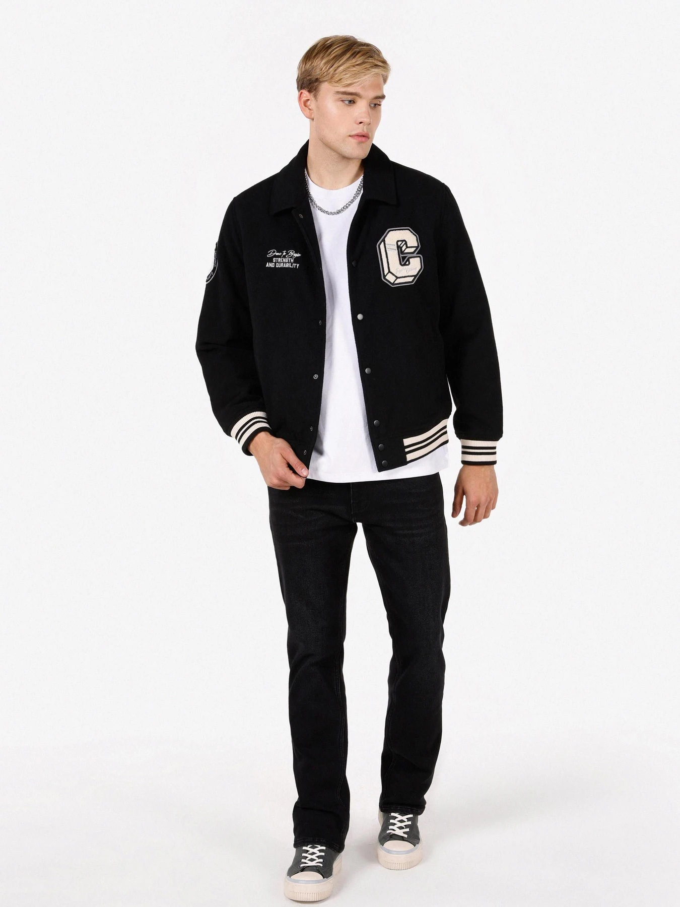 Куртки и дубленки Colin’s модель CL1070335_Q1.V1_BLK Фото