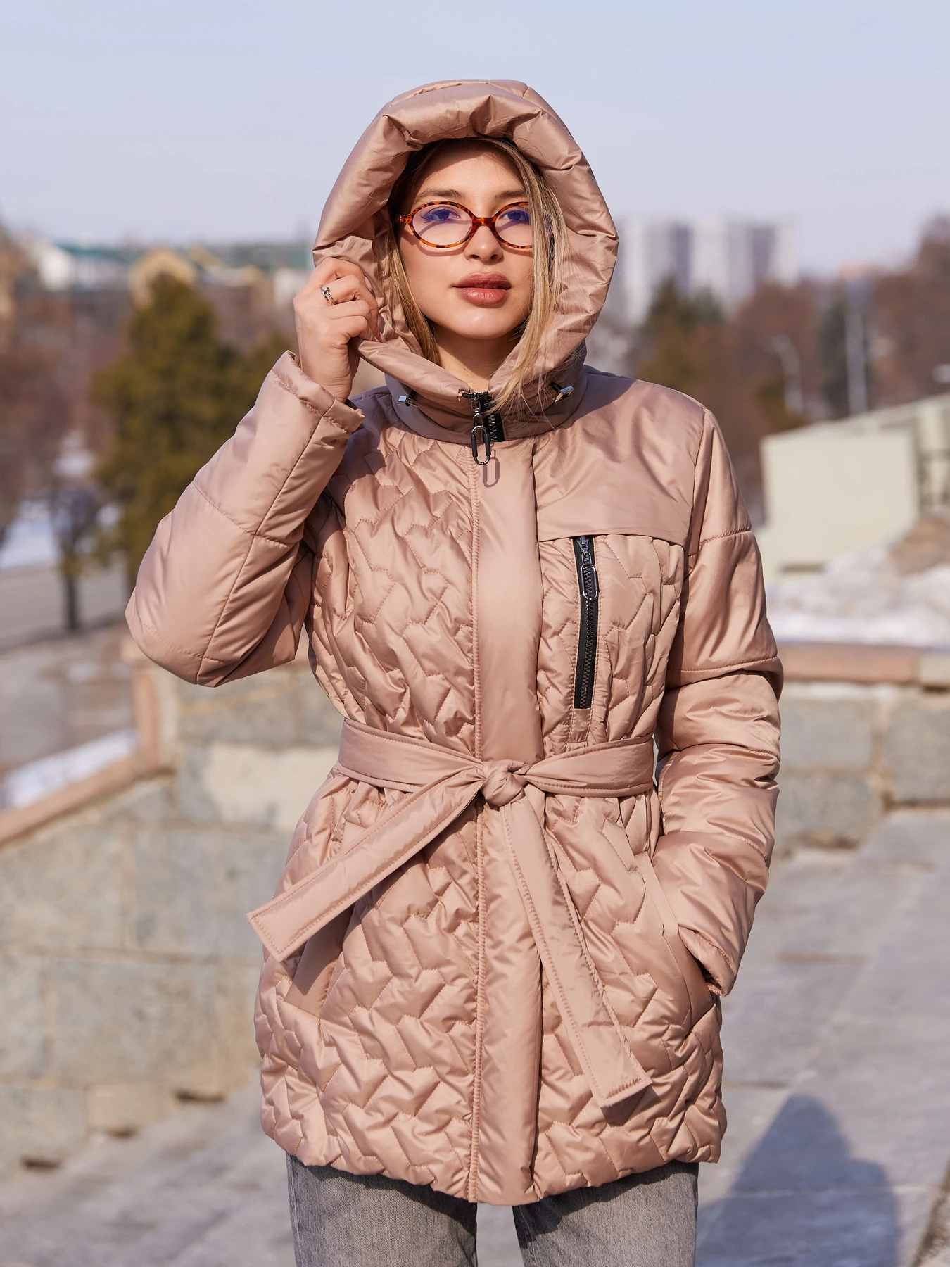 Куртки и дубленки MilaNova модель Куртка К-320 капучино Фото