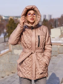 Куртки и дубленки MilaNova модель Куртка К-320 капучино Фото