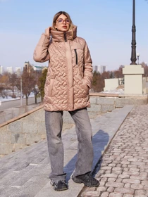 Куртки и дубленки MilaNova модель Куртка К-320 капучино Фото
